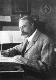 Sir Edward Elgar, (1857-1934), English composer, late 19th-early 20th century
