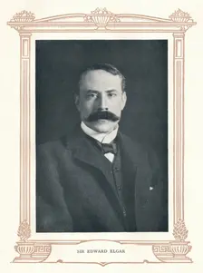 Sir Edward Elgar 1895. Creator: Elliott & Fry