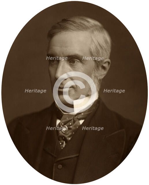 Sir Edward Fry, Judge of the High Court of Justice, 1881. Artist: Unknown