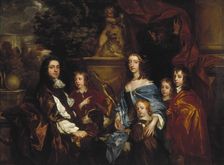 Sir Edward Hales and his family 1656. Artist: Peter Lely