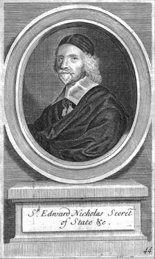 Sir Edward Nicholas, Secretary of State mid-late 17th century