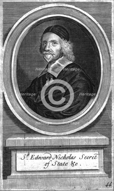 'Sir Edward Nicholas, Secretary of State', mid-late 17th century. Artist: Unknown.