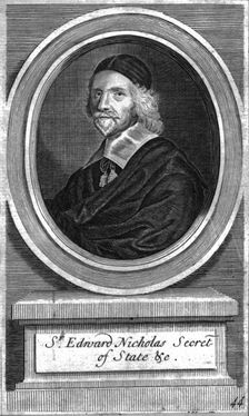 Sir Edward Nicholas, Secretary of State mid-late 17th century