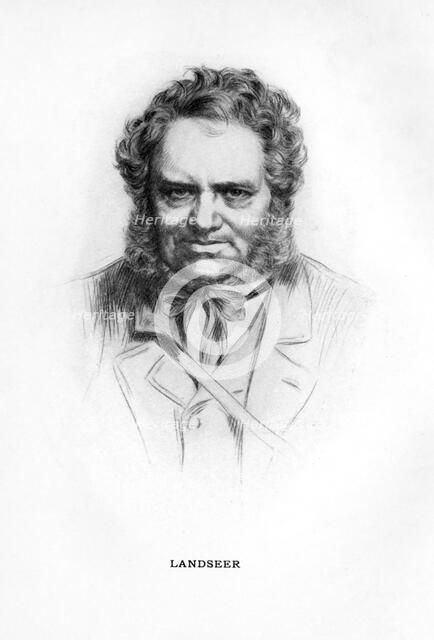 Sir Edwin Henry Landseer, British painter, (1912). Creator: Unknown.