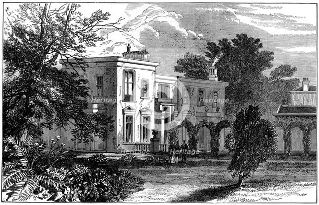 Sir Edwin Landseer's (1802-1873) house, Brighton, East Sussex, 1874. Artist: Unknown