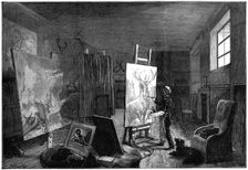 Sir Edwin Landseer's (1802-1973) studio, Brighton, East Sussex, 1874