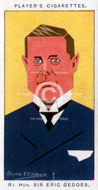 Sir Eric Campbell Geddes, British politician, 1926. Artist: Alick P F Ritchie