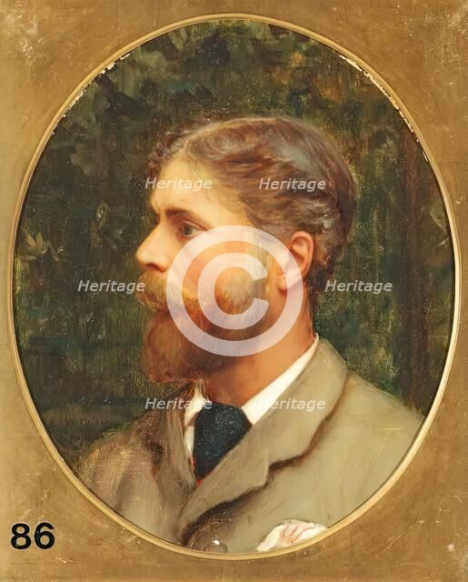 Sir Ernest Albert Waterlow, Self Portrait, 1890. Creator: Sir Ernest Albert Waterlow.