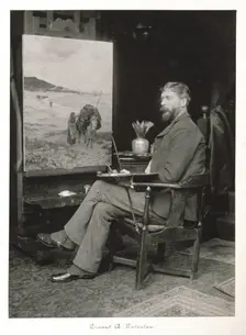 Sir Ernest Albert Waterlow, RA, c1889-1891. Creator: Ralph W Robinson