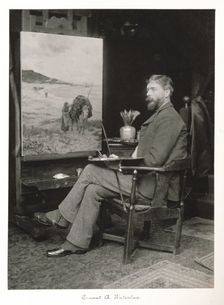 Sir Ernest Albert Waterlow, RA, c1889-1891. Creator: Ralph W Robinson