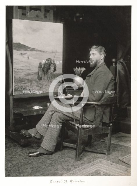 Sir Ernest Albert Waterlow, RA, c1889-1891. Creator: Ralph W Robinson.