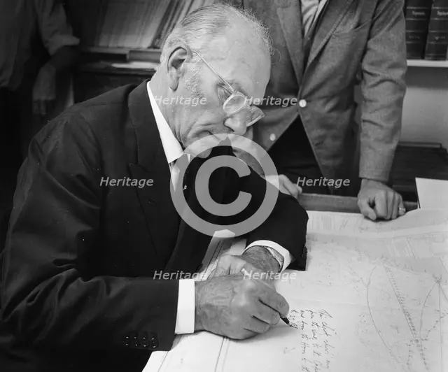 Sir Francis Chichester, KBE. Artist: Unknown
