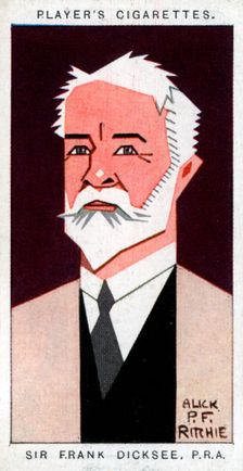 Sir Francis Bernard Dicksee, British painter, 1926.Artist: Alick P F Ritchie