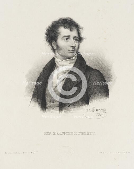 Sir Francis Burdett, 1835. Creator: Antoine Maurin.