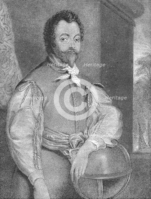 ''Sir Francis Drake, 1588', 1888. Creator: Unknown.