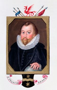 Sir Francis Drake, 16th century English navigator, (1825). Creator: Sarah, Countess of Essex