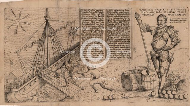 Sir Francis Drake, ca 1588. Creator: Anonymous.