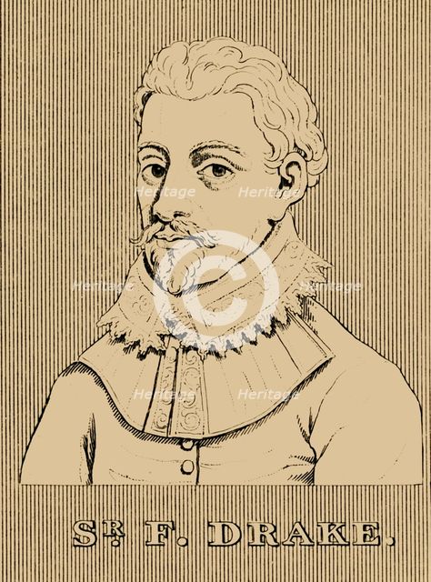 'Sir Francis Drake', (c1540-1596), 1830. Creator: Unknown.