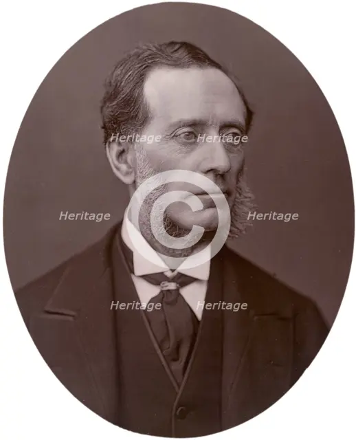 Sir Francis Leopold McClintock, admiral, 1878. Creator: Lock & Whitfield.