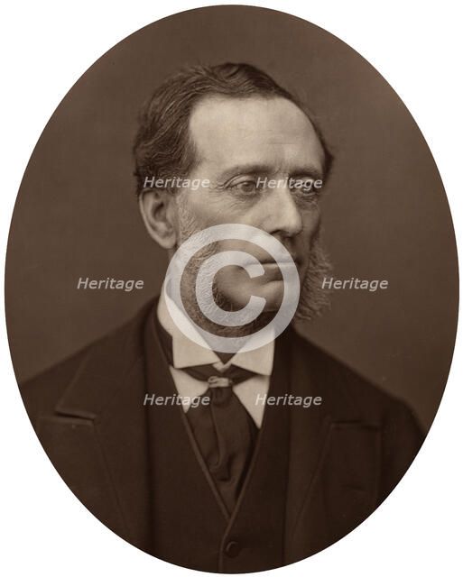 Sir Francis Leopold McClintock, admiral, 1878.Artist: Lock & Whitfield