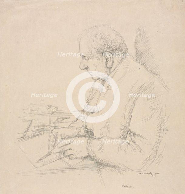 Sir Francis Seymour Haden, 1897. Creator: William Rothenstein (British, 1872-1945).
