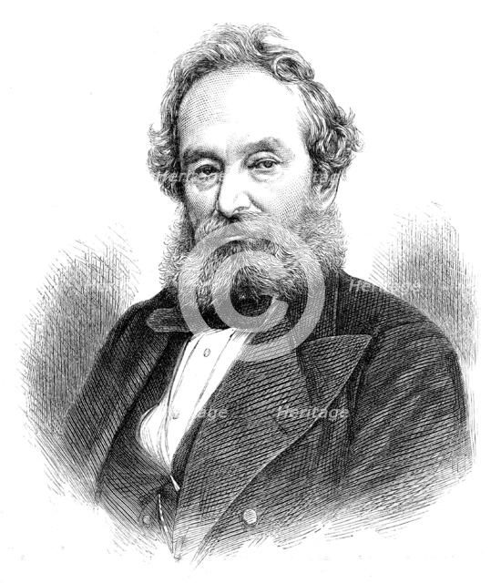 Sir Francis Pettit Smith, inventor of the screw-propeller, 1871. Creator: Unknown.