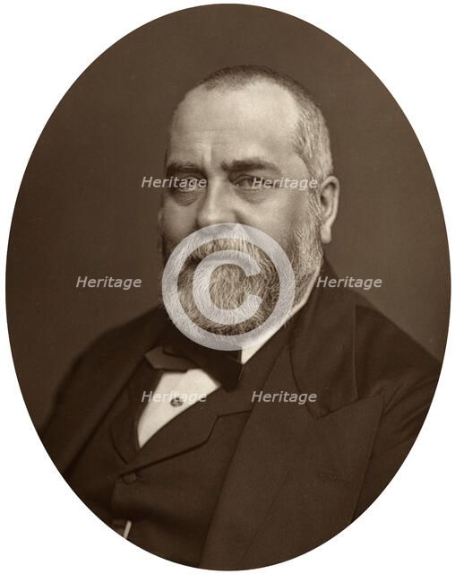Sir Francis Philip Cunliffe Owen, director of the South Kensington Museum, 1880. Creator: Lock & Whitfield.