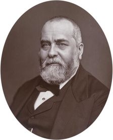 Sir Francis Philip Cunliffe Owen, director of the South Kensington Museum, 1880. Creator: Lock & Whitfield