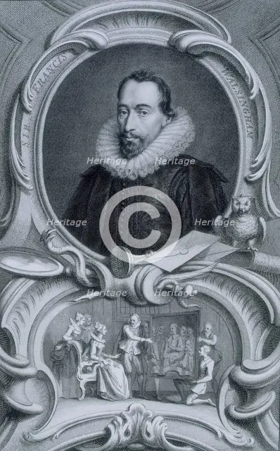 Sir Francis Walsingham, c1743-c1751. Creators: Jacobus Houbraken, George Vertue.