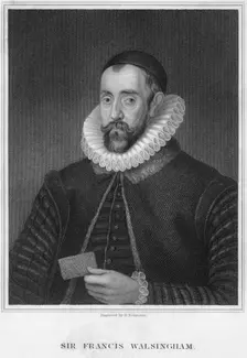 Sir Francis Walsingham, Secretary of State to Elizabeth I, late 16th century. Artist: H Robinson