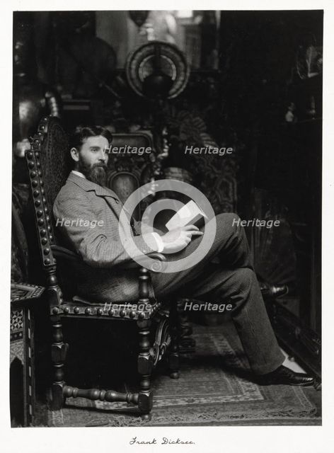 Sir Frank Dicksee, PRA, c1889-1891. Creator: Ralph W Robinson.