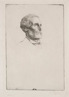 Sir Frederick W. Burton . Creator: Alphonse Legros (French, 1837-1911)