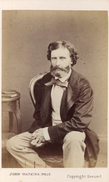 Sir Frederick William Burton, (1816-1900), c1850-1880. Creator: John Watkins