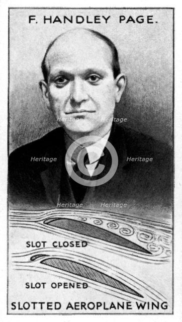 Sir Frederick Handley Page, English industrialist, (c1924). Artist: Unknown