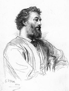 Sir Frederick Leighton, P.R.A. c1880-83. Creator: George Frederick Watts