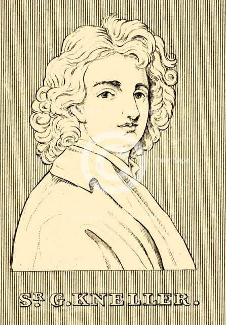 'Sir. G. Kneller', (1646-1723), 1830. Creator: Unknown.