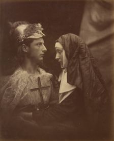 Sir Galahad and the Pale Nun, 1874. Creator: Julia Margaret Cameron