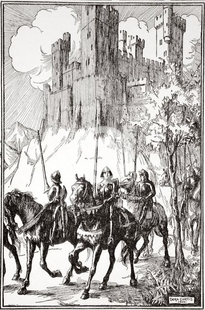 'Sir Galahad at the Abbey', 1905.  Creator: Dora Curtis.