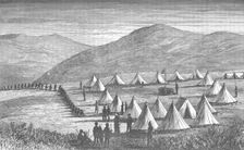 Sir Garnet Wolseley's Camp at Ulundi: Zulus Coming In To Give Up Their Arms c1880