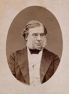 Sir George Burrows, 1873. Creator: Barraud & Jerrard
