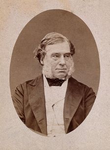 Sir George Burrows, 1873. Creator: Barraud & Jerrard