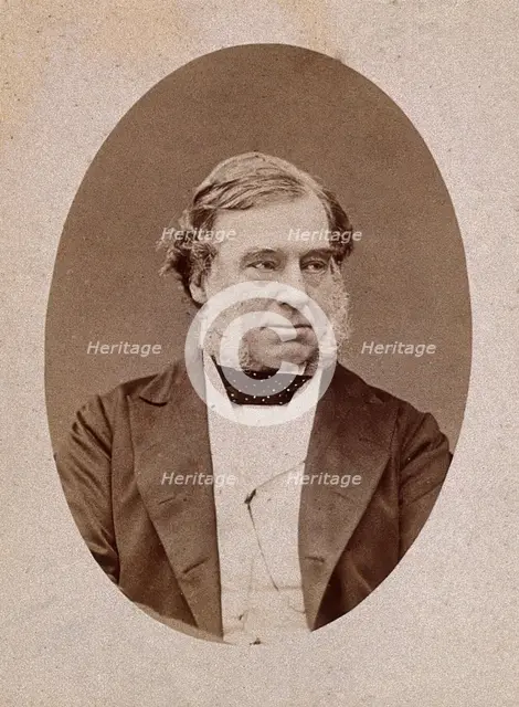 Sir George Burrows, 1873. Creator: Barraud & Jerrard.