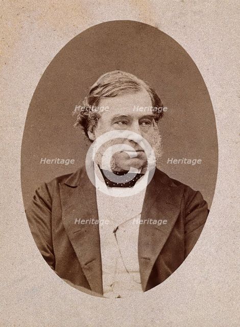 Sir George Burrows, 1873. Creator: Barraud & Jerrard.
