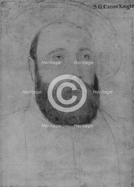 'Sir George Carew',  c1532-1543 (1945). Artist: Hans Holbein the Younger.