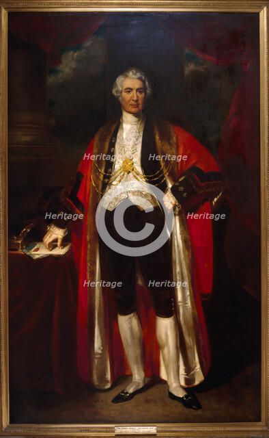 Sir George Carroll, Sheriff 1837-8.   Artist: John Wood