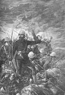 Sir George Colley at Majuba Hill c1881