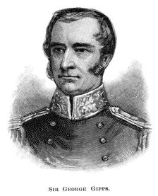 Sir George Gipps, Governor of New South Wales, (1886).Artist: WA Hirschmann