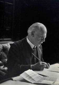 Sir George Newman. Creator: Unknown