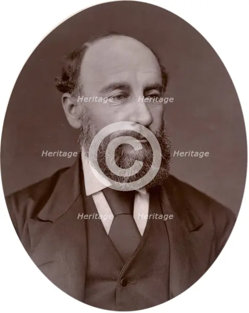 Sir George Strong Nares, Arctic explorer, 1878. Creator: Lock & Whitfield.
