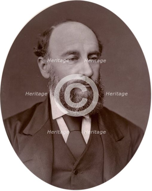 Sir George Strong Nares, Arctic explorer, 1878. Creator: Lock & Whitfield.